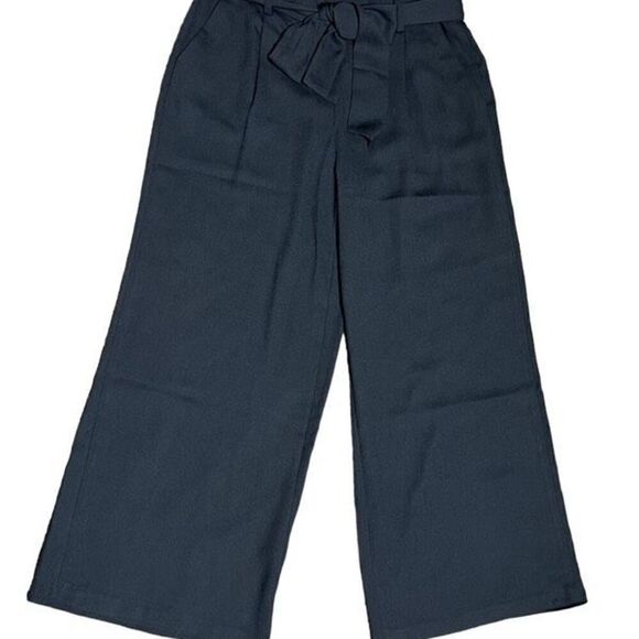 Halogen NWT Black Belted Wide Leg Dress Pants Size Small - Picture 3 of 4